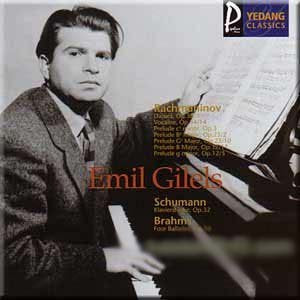 Emil Gilels - Rachmaninov, Schumann, Brahms - Emil Gilels (CD)