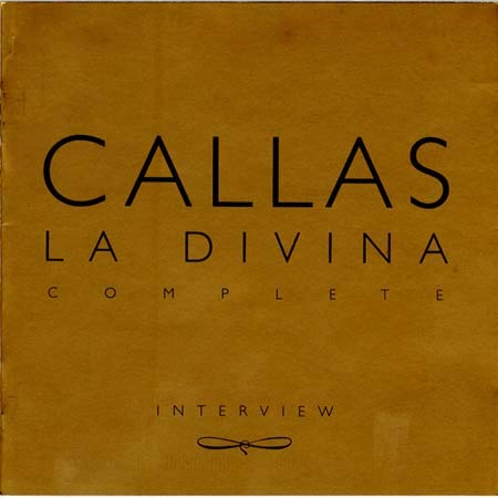 Edward Downes, Maria Callas - La Divina Complete: Interview by Edward Downes (CD)