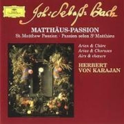 Johann Sebastian Bach / Herbert von Karajan - Masterverk-Matteus Utdr (CD)