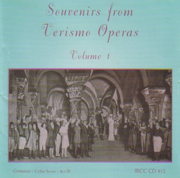 Souvenirs From Verismo Operas, Vol. 1 (CD)
