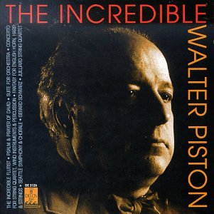 Piston - Walter Piston: The Incredible Flutist, Fantasy, Suite (CD)
