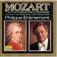 Philippe Entremont / Wolfgang Amadeus Mozart - Philipe Entremont plays Mozart: Piano Sonatas Vol. 1: K.282, 283, 309, 310, and 545 (CD)