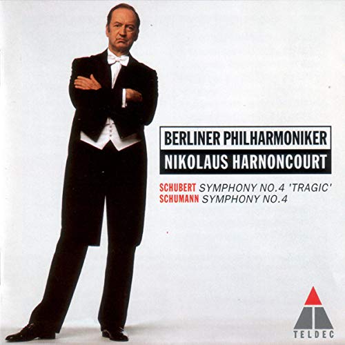 Harnoncourt - Berliner Philharmoniker, Nikolaus Harnoncourt - Schubert / Schumann ‎– Symphony No. 4 'Tragic' / Symphony No. 4 (CD)