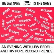Bedell, Lew - Last Name Is the Game (CD)