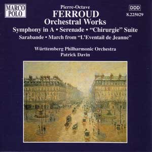 Ferroud - Orchestral Works (CD)