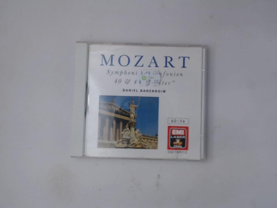Wolfgang Amadeus Mozart / English Chamber Orchestra / Daniel Barenboim - Symphonies 40 & 41 " Jupiter " (CD)