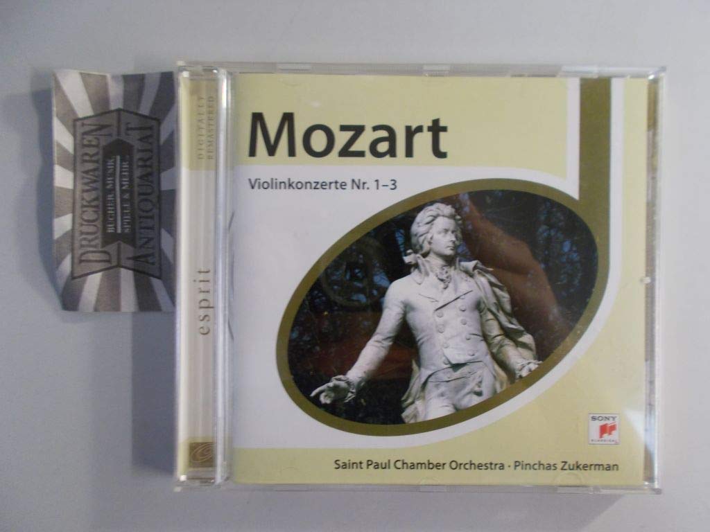 Wolfgang Amadeus Mozart / Pinchas Zukerman / The Saint Paul Chamber Orchestra - Esprit/Violinkonzerte 1-3 (CD)