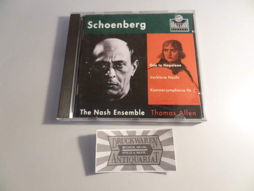 Arnold Schoenberg / The Nash Ensemble / Thomas Allen - Schoenberg:Ode to Napoleon Bonaparte (CD)