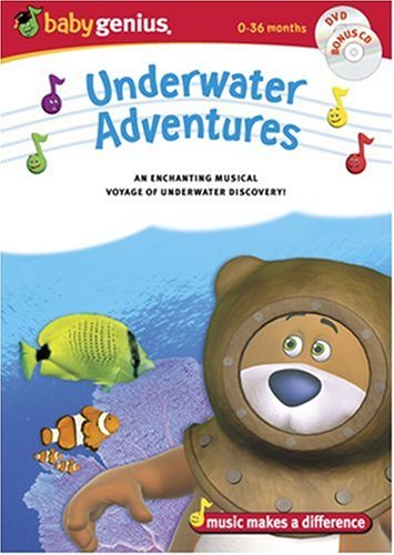 Baby Genius Underwater Adventures w/bonus Music CD (DVD)