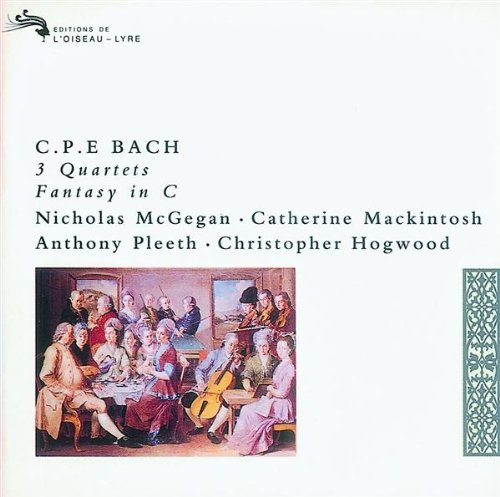 Carl Philipp Emanuel Bach / Nicholas McGegan / Catherine Mackintosh / Anthony Pleeth / Christopher Hogwood - Bach: 3 Quartets / Fantasy in C (CD)