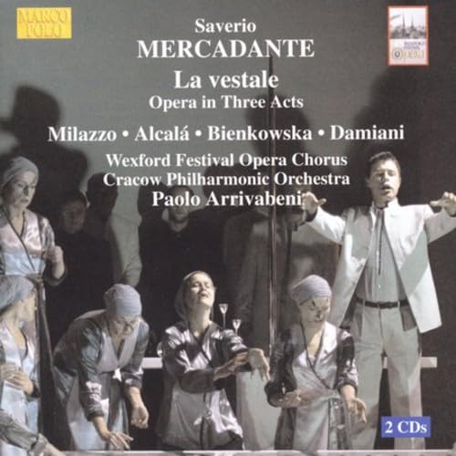 Giuseppe Saverio Mercadante / Doriana Milazzo / Dante Alcala / Agata Bienkowska / Davide Damiani / Wexford Festival Opera Chorus / Orkiestra Filharmonii Im. Karola Szymanowskiego w Krakowie / Paolo Arrivabeni - La Vestale (CD)