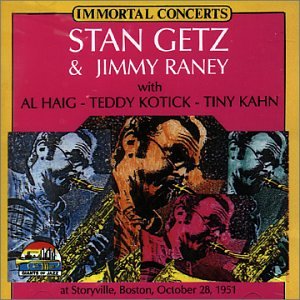 Stan Getz / Jimmy Raney - Immortal Concerts: Storyville, Boston October 1951 (CD)