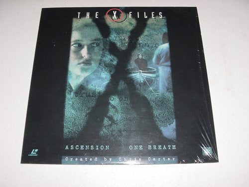 Laserdisc The X Files with 2 Uncut Episodes Ascension & One Breath, By Chris Carter. David Duchovny & Gillian Anderson. (DVD)