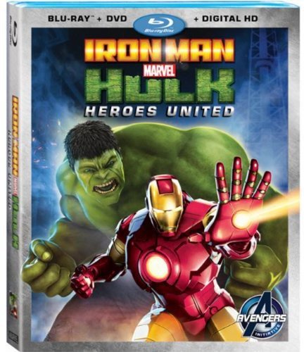 Iron Man and Hulk: Heroes United (Blu-ray + DVD + Digital Copy) (Blu-ray)