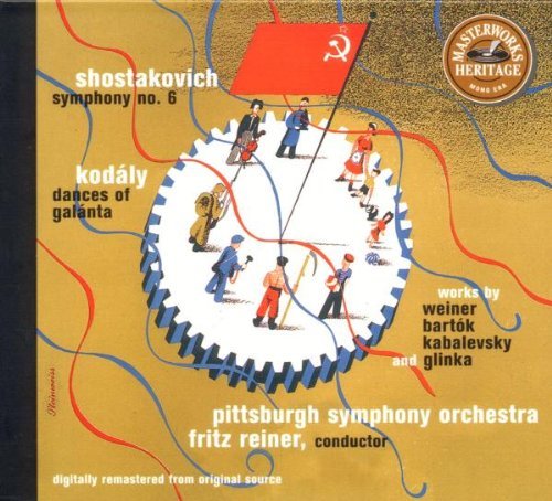 Reiner conducts Russian and Slavonic Works:Shostakovich: Symphony No. 6; Kod??ly: Dances of Galanta... by Pittsburgh So (1996-10-01) (CD)