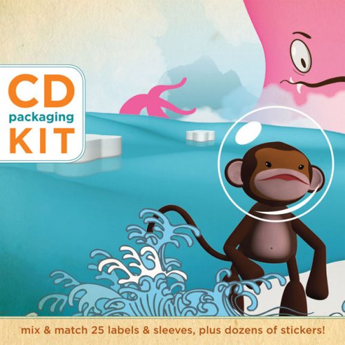 Badrak, Oksana [Illustrator] - CD Packaging Kit--Surf & Turf: Mix & Match 25 Labels and Sleeves, Plus Dozens of Stickers!
