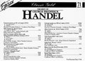 Georg Friedrich Handel - Classic Gold~The Best of George Frederick Handel (CD)