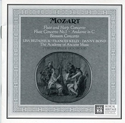Mozart Concerto for Fulte Harp and Orchestra K299, Concerto F or Bassoon and Orchestra K191, Concerto for Flute and Orchestra K313 (CD)