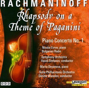 Rachmaninoff - Concerto Piano 1 (CD)
