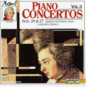 Wolfgang Amadeus Mozart / Marian Migdal / Linda Nicholson / Christine Schornsheim / Cappella Coloniensis / Ulf Bjorlin / Nicholas Kraemer / Neues Bachisches Collegium Musicum Leipzig / Burkhard Glaetzner - Mozart: Piano Concertos Vol 3 - nos 17 & 19 (CD)