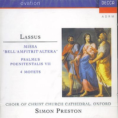 Roland de Lassus / The Choir Of Christ Church Cathedral / Simon Preston - De Lassus: Missa Bell' Amfitri (CD)