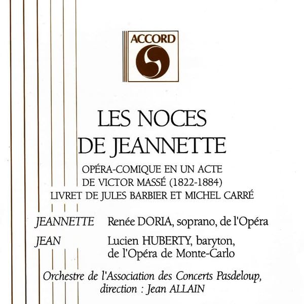 Victor Masse - Victor Massé: Les Noces De Jeannette (CD)