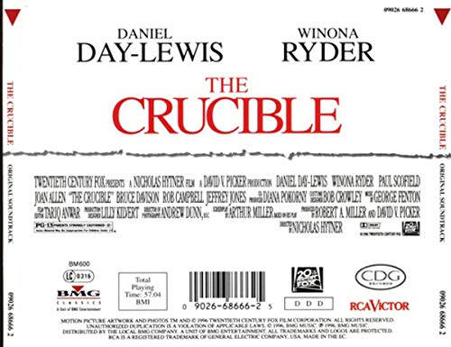 The Crucible: Recording - Soundtrack (CD)