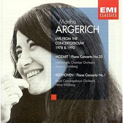 Mozart - Live from the Concertgebouw, 1978 & 1992 - Mozart: Piano Concerto No. 25, K. 503 / Beethoven: Piano Concerto No. 1, Op. 15 (CD)