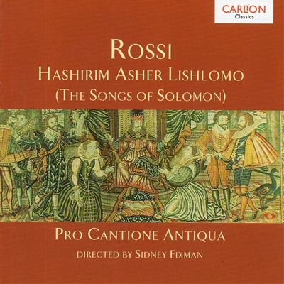 Salamone De' Rossi: The Songs Of Solomon (CD)
