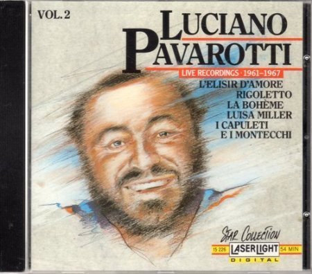 Luciano Pavarotti - Vol. 2-Live recordings 1961-1967 by Luciano Pavarotti (0100-01-01) (CD)