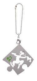 Disney Goofy Puzzle Pewter Key Ring
