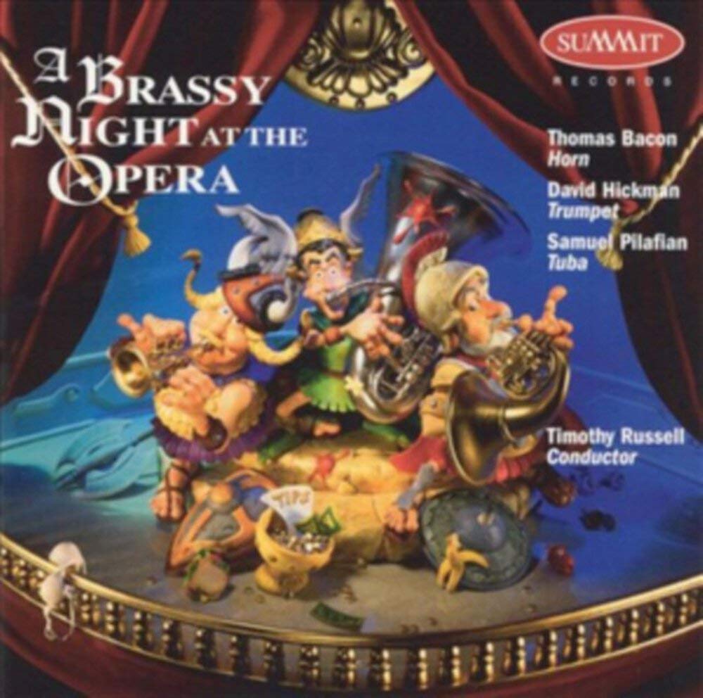 Thomas Bacon / David Hickman / Samuel Pilafian / Timothy Russell - Brassy Night at Opera / Various (CD)