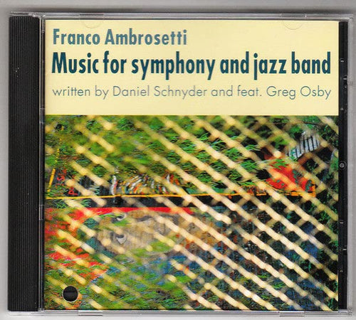 Ambrosetti - Music for Symphony & Jazz Band (CD)