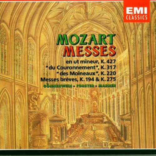 Wolfgang Amadeus Mozart / Wolfgang Gonnenwein / Karl Forster / Hans Gunther Marner - Masses (CD)
