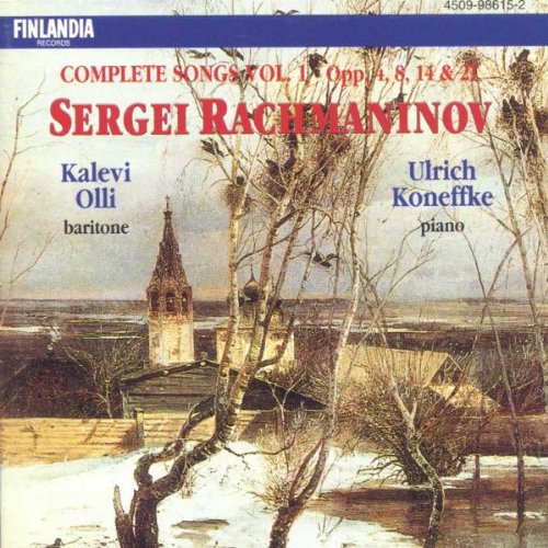 Sergei Rachmaninoff / Kalevi Olli / Ulrich Koneffke - Rachmaninov: Complete Songs, Vol. 1 (CD)
