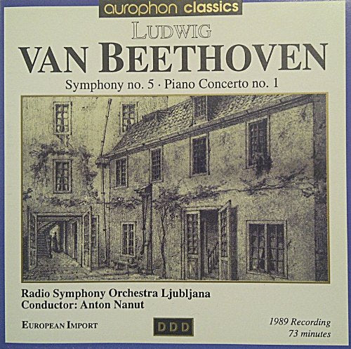 Beethoven - Symphony 5 / Piano Concerto 1 (CD)
