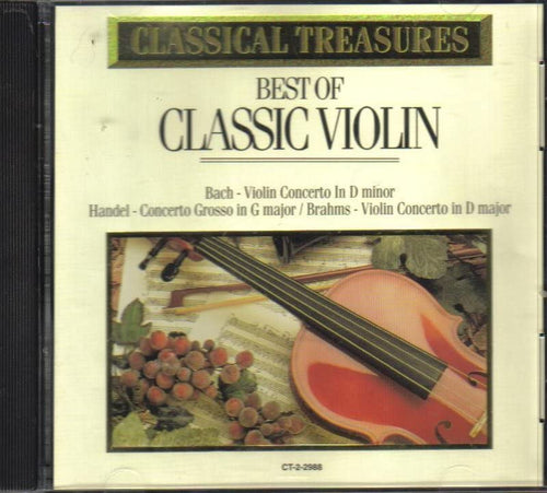 Bach - Classical Treasures: Best of Classic Violin (CD)