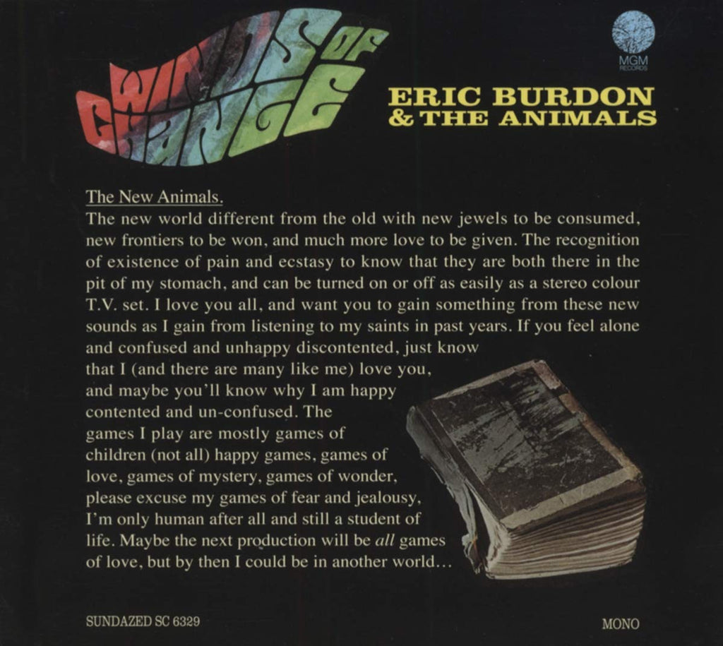 Eric Burdon & The Animals - Winds of Change (CD)