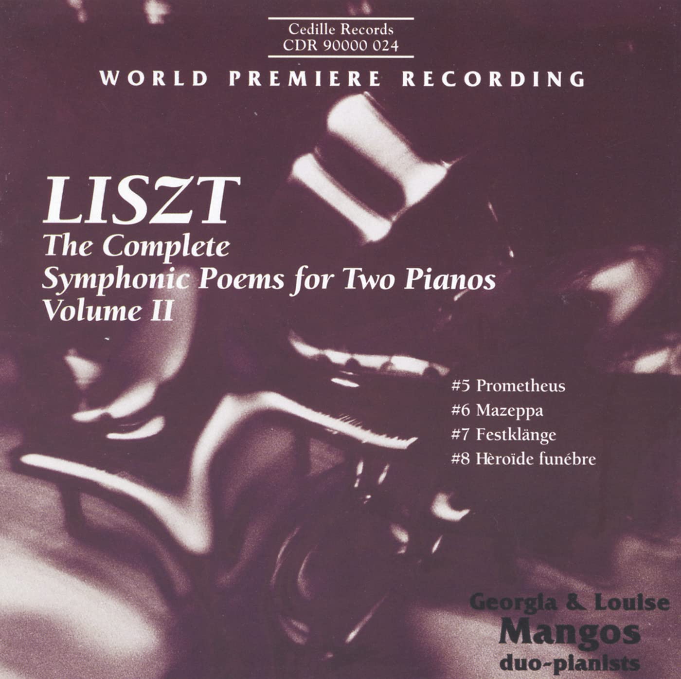 Franz Liszt / Georgia & Louise Mangos - Complete Symphonic Poems for Two Pianos II (CD)