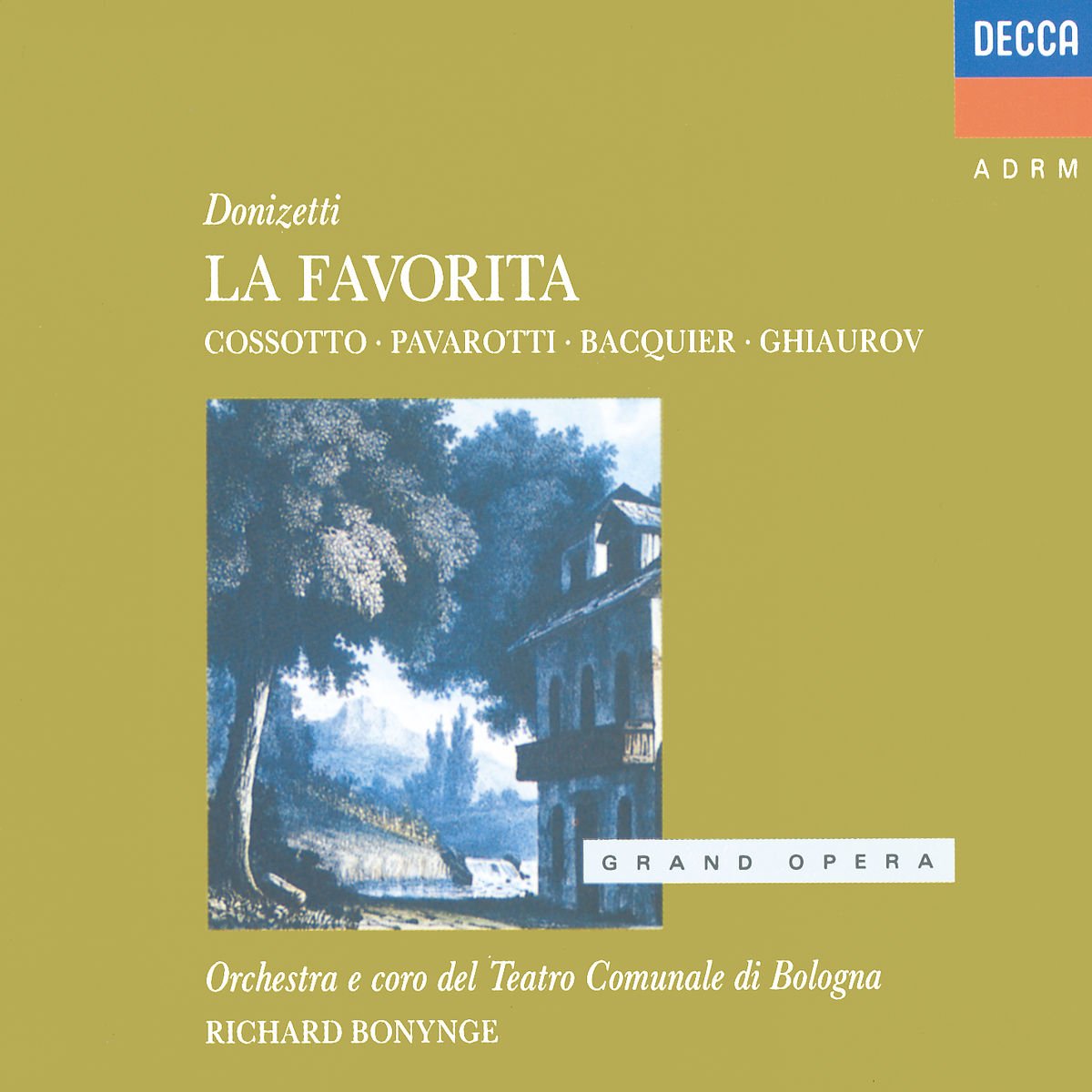 Gaetano Donizetti / Fiorenza Cossotto / Luciano Pavarotti / Gabriel Bacquier / Nicolai Ghiaurov / Orchestra Del Teatro Comunale Di Bologna / Coro del Teatro Comunale di Bologna / Richard Bonynge - La Favorita (CD)