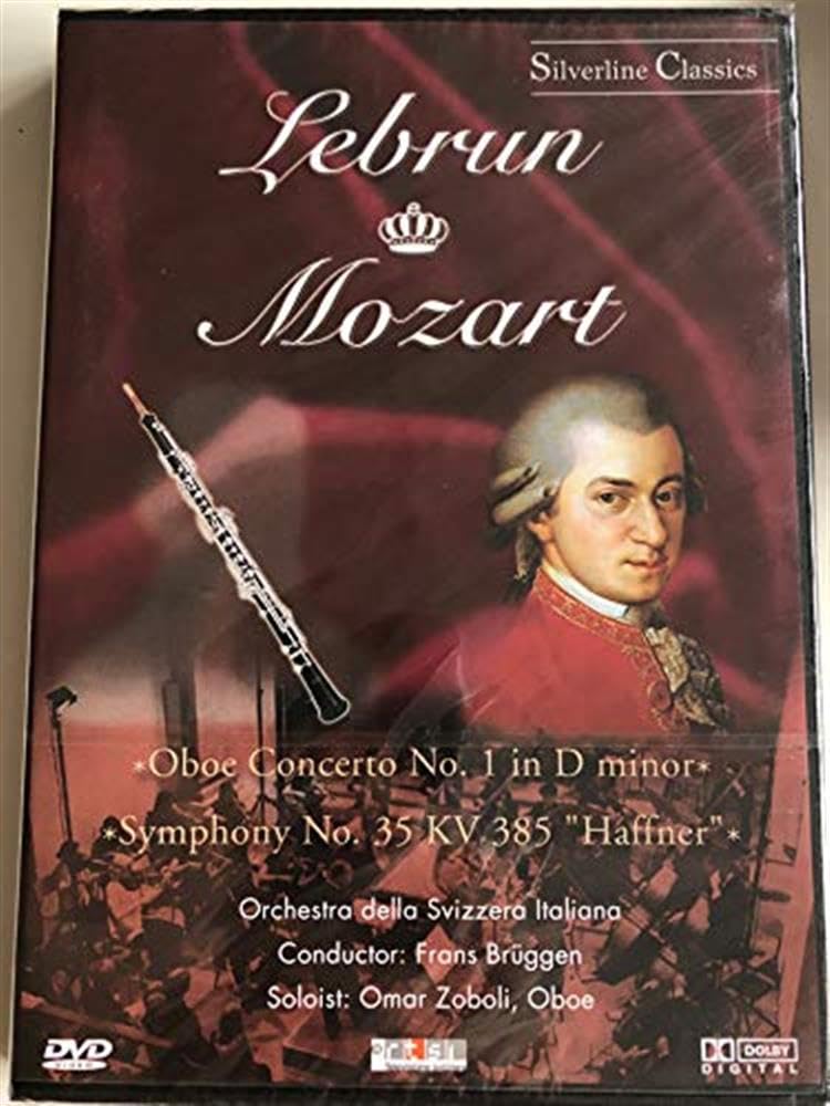 Lebrun / Wolfgang Amadeus Mozart: Oboe Concerto No. 1 in D minor / Symphony No. 3 KV 285 "Haffner" (DVD)