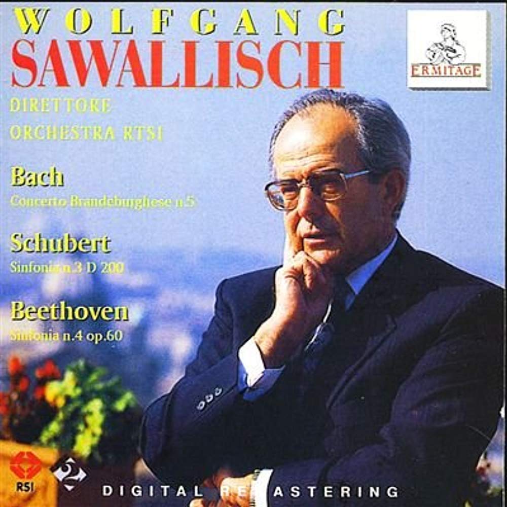 Bach Brandenburg Concerto No.4. Schubert Symphony No.3. Beethoven Symphony No.4. (Swiss-Italian Ra (CD)