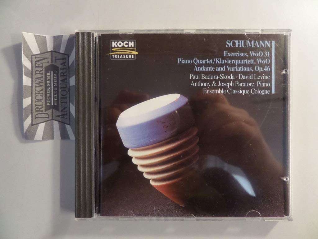 Robert Schumann: Etudes Woo 31 / Piano Quartet (CD)