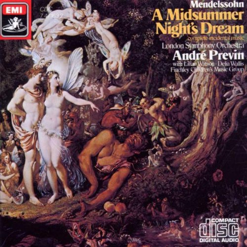 Mendelssohn - Mendelssohn: A Midsummer Night's Dream ~ Previn (CD)