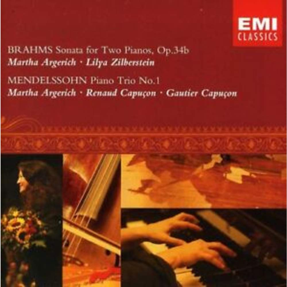 Johannes Brahms / Felix Mendelssohn-Bartholdy / Martha Argerich / Lilya Zilberstein / Renaud Capucon / Gautier Capucon - Brahms: Piano Sonatas (CD)