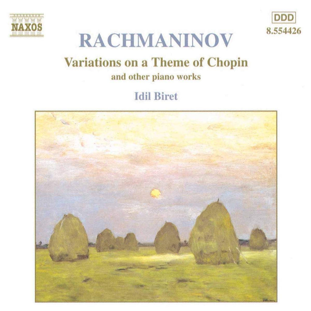 RACHMANINOV - Variations on a Theme of Chopin & Other Pno Works (CD)