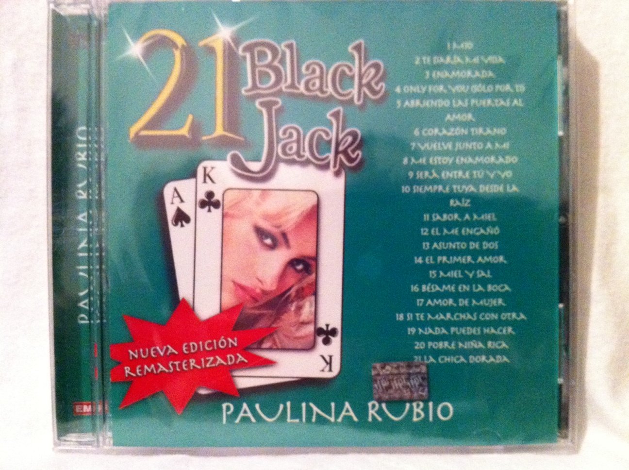 Paulina Rubio - Paulino Rubio 21 Black Jack (CD)