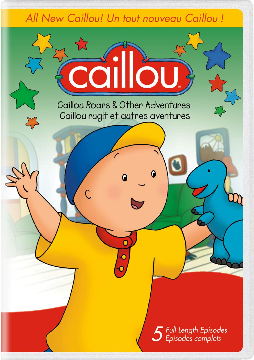 Caillou Roars and Other Adventures (Bilingual) (DVD)