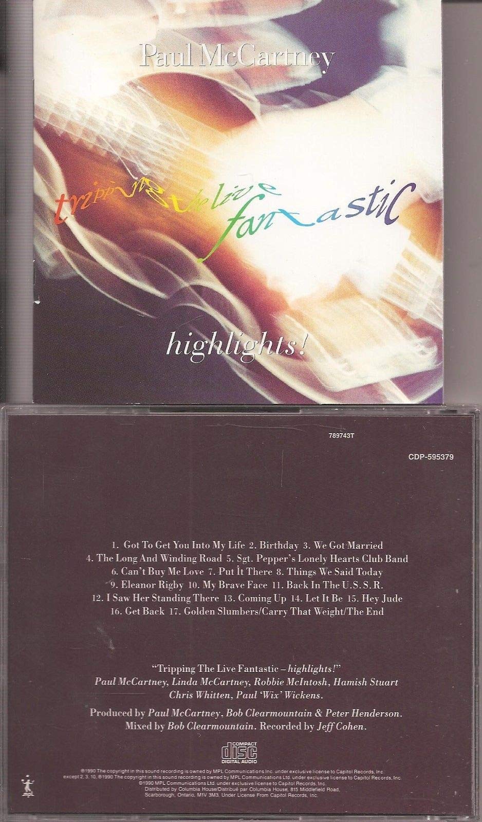 Paul McCartney - Tripping the Live Fantastic Highlights (CD)
