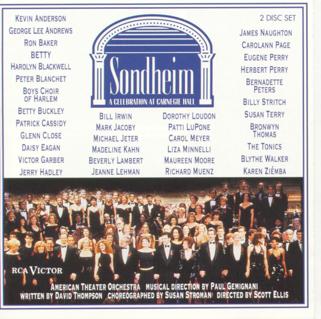 Sondheim - A Celebration at Carnegie Hall (1992 Concert Cast) - Soundtrack (CD)